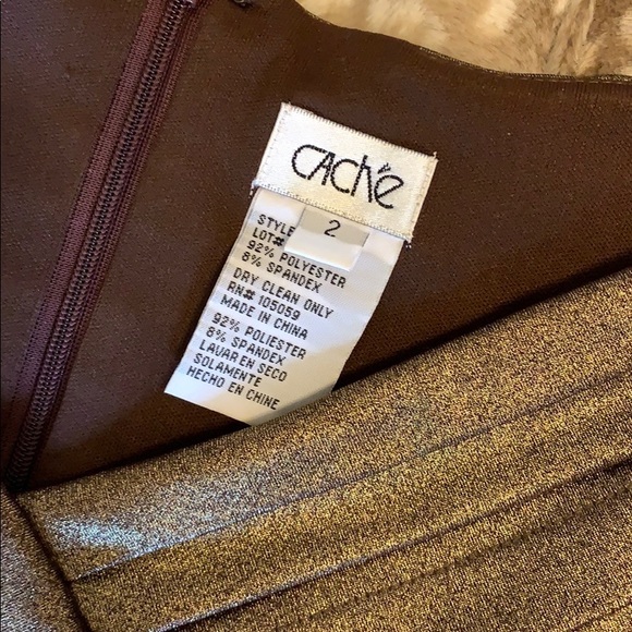 Stunning bronze Cache dress - Picture 7 of 8